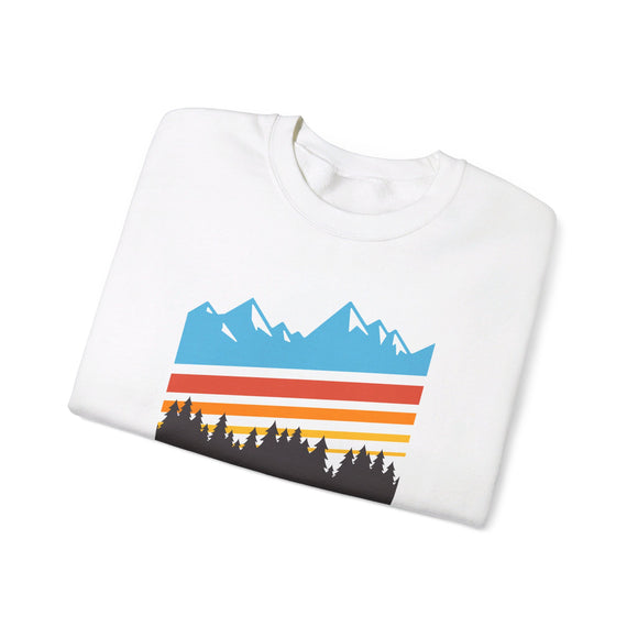 Vermont Sweatshirt - Unisex Retro Vermont Crewneck Sweatshirt