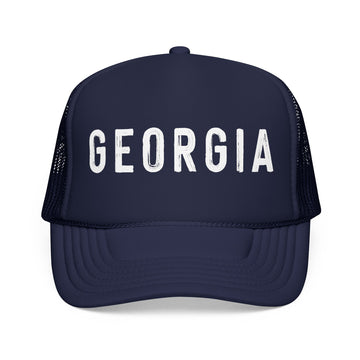 Georgia Trucker Hat - Georgia Cap - Block Letter