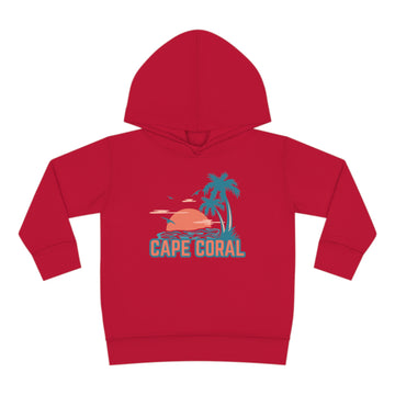 Buy vintage-red Cape Coral, Florida Toddler Hoodie - Unisex Cape Coral Toddler Sweatshirt