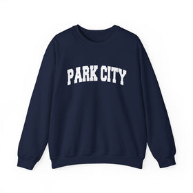 Buy navy Park City, Utah Sweatshirt - Unisex Graphic Crewneck