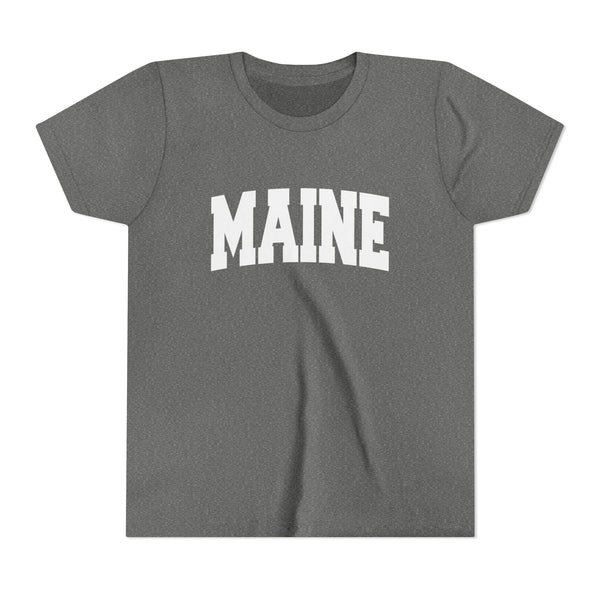Maine Youth Graphic Tee - Kids T Shirt