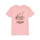 Ludlow, Vermont Youth T-Shirt — Vintage Gondola Ski Mountain Tee-4