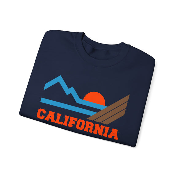 California Sweatshirt - Mountain California Crewneck Sweatshirt