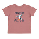 New York Yeti Snowboard Toddler Tee-3