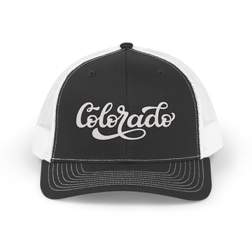 Colorado Snapback Trucker Cap - Embroidered Colorado Hat - 0