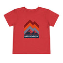 Breckenridge, Colorado Toddler T-Shirt - Retro Palm Tree Toddler Breckenridge Shirt-5