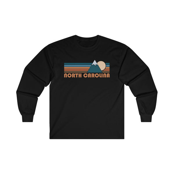 North Carolina Long Sleeve Shirt - Retro Unisex North Carolina Long Sleeve Tee