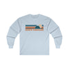 North Carolina Long Sleeve Shirt - Retro Unisex North Carolina Long Sleeve Tee
