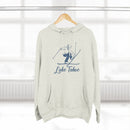 Premium Lake Tahoe, California Vintage Snow Ski Hoodie-10