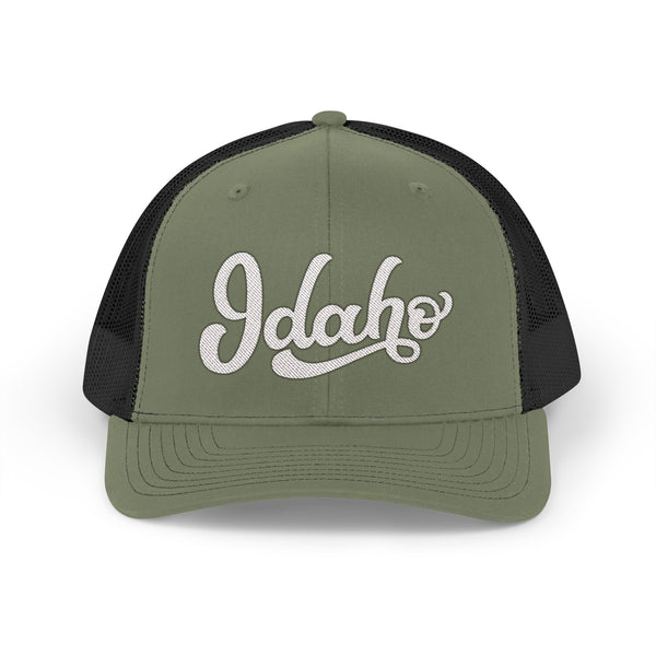 Idaho Snapback Trucker Cap - Embroidered Idaho Hat