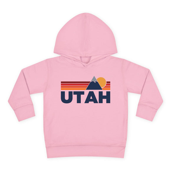 Utah Toddler Hoodie - Unisex Mountain Pullover Sweatshirt, Kids Hooded Jumper, Utah Souvenir