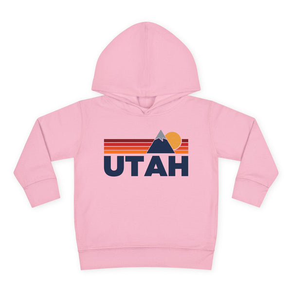 Utah Toddler Hoodie - Unisex Mountain Pullover Sweatshirt, Kids Hooded Jumper, Utah Souvenir