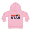 Utah Toddler Hoodie - Unisex Mountain Pullover Sweatshirt, Kids Hooded Jumper, Utah Souvenir