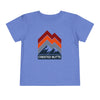 Crested Butte, Colorado Toddler T-Shirt - Retro Palm Tree Toddler Crested Butte Shirt