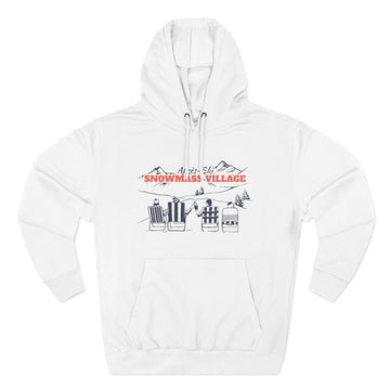 Premium Snowmass Village, Colorado Après-ski Hoodie - Unisex Sweatshirt