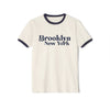 Brooklyn, New York Cotton Ringer Graphic Tee - Unisex Brooklyn T Shirt, Vintage Style Tee, Men's/Women's Tee