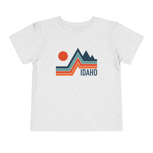 Idaho Toddler T-Shirt - Retro Palm Tree Unisex Toddler Idaho Shirt