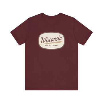 Wisconsin T-Shirt - Retro Unisex Wisconsin Shirt - 0