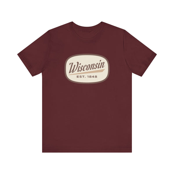 Wisconsin T-Shirt - Retro Unisex Wisconsin Shirt