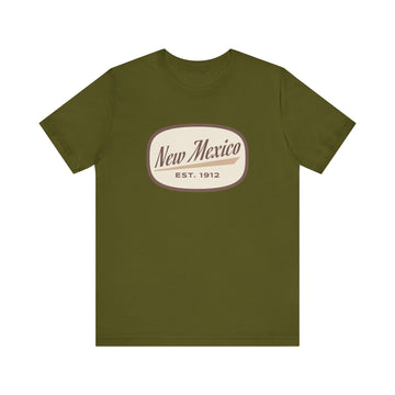 Buy olive New Mexico T-Shirt - Retro Unisex New Mexico Shirt