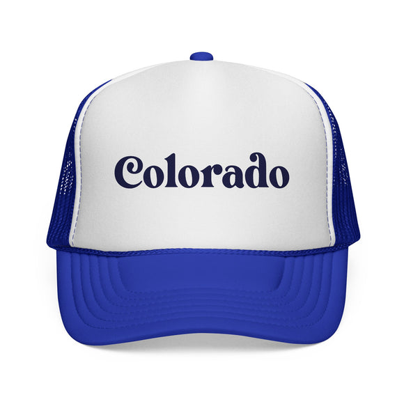 Colorado Retro Mountains Trucker Hat
