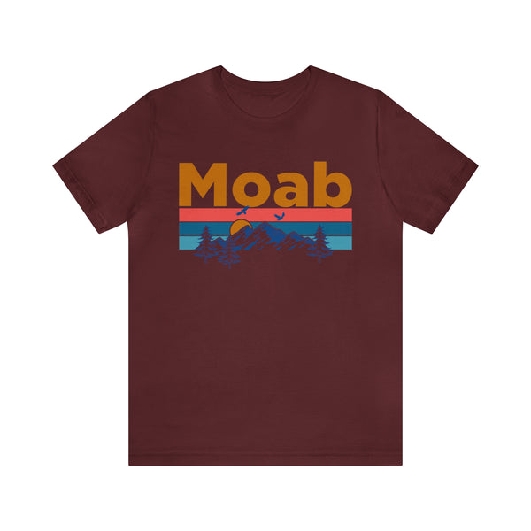 Moab, Utah Shirt - Mountain Sunset Unisex Moab T-Shirt