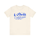 California T-Shirt - Retro Mountain Unisex California Shirt-3