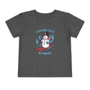 Jackson Hole, Wyoming Toddler Skiing Snowman Graphic Tee - Kids Jackson Hole T-Shirt-4