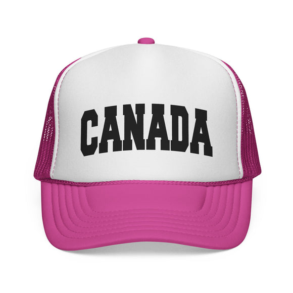 Canada Retro Collegiate Style Trucker Hat