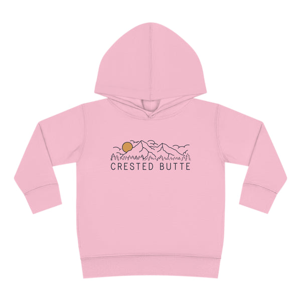 Crested Butte, Colorado Toddler Hoodie - Unisex Crested Butte Toddler Sweatshirt