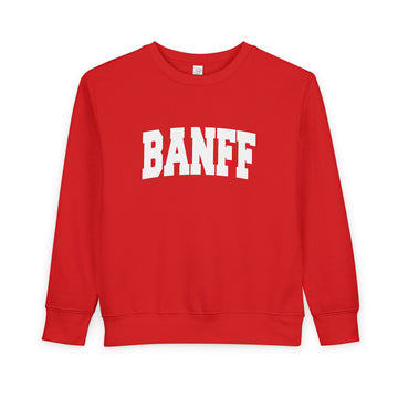 Buy red Banff, Canada Toddler Sweatshirt - Banff Toddler Crewneck Sweatshirt