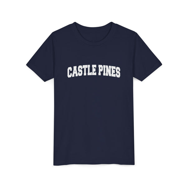 Castle Pine, Colorado Youth Graphic Tee - Kids Castle Pine T Shirt