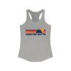 Crested Butte, Colorado Women's Racerback Tank Top - Mountain Lover Sleeveless Shirt, Women's Crested Butte Hiking Tank