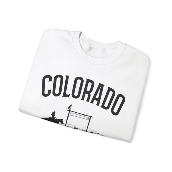 Colorado Sweatshirt - Mountain Cowgirl Graphic Crewneck