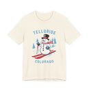 Telluride, Colorado T Shirt - Ski Snowman Graphic Tee-2