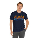 Alaska T-Shirt - Mountain Sunset Unisex Alaska Shirt-92