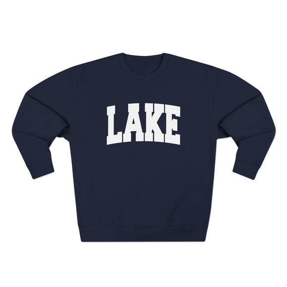 Premium Lake Retro Graphic Sweatshirt