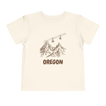 Oregon Toddler T-Shirt — Vintage Gondola Ski Mountain Tee