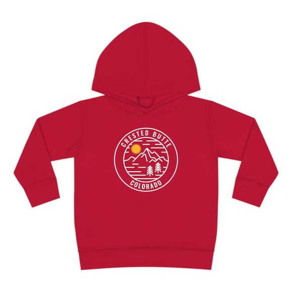 Crested Butte, Colorado Toddler Hoodie - Unisex Crested Butte Toddler Sweatshirt