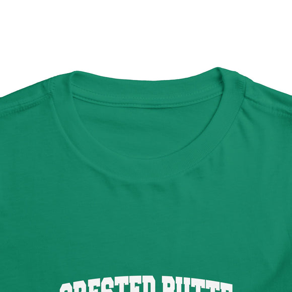 Crested Butte, Colorado Toddler Graphic Tee - Kids Crested Butte Vacation T-Shirt