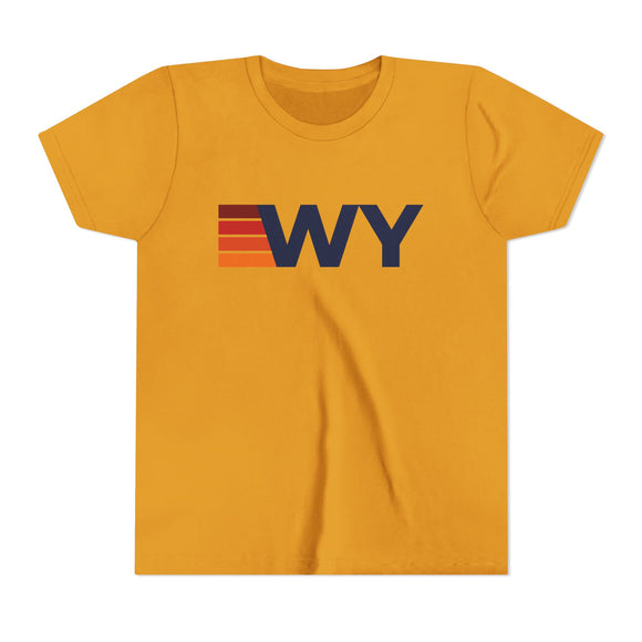 Wyoming Youth Tee - Retro WY T-Shirt
