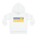 Idaho Toddler Hoodie - Retro Sunrise Unisex Idaho Toddler Sweatshirt-5