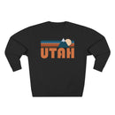 Premium Utah Retro Mountain Graphic Sweatshirt-5