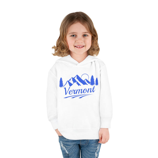 Vermont Toddler Hoodie - Unisex Mountain Pullover Sweatshirt, Kids Hooded Jumper, Vermont Souvenir