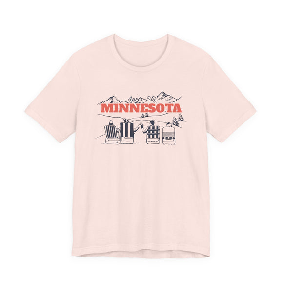 Minnesota Après-ski T-Shirt - Vintage Mountain Graphic Tee