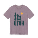 Utah T Shirt - Retro Trees Utah Tee-5