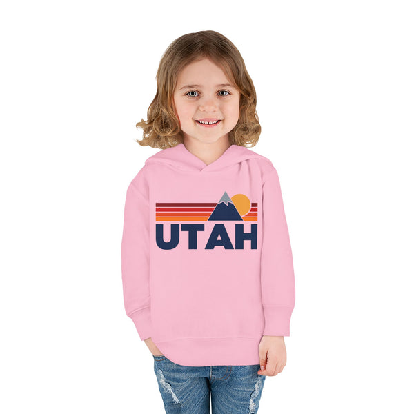 Utah Toddler Hoodie - Unisex Mountain Pullover Sweatshirt, Kids Hooded Jumper, Utah Souvenir