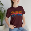Vermont T-Shirt - Mountain Sunset Unisex Vermont Shirt