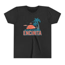 Encinitas, California Youth Shirt - Retro Palm Tree Encinitas Kid's T-Shirt-5