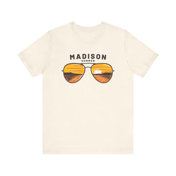 Madison, Wisconsin T Shirt - Sunglasses Lake Graphic Tee - 0